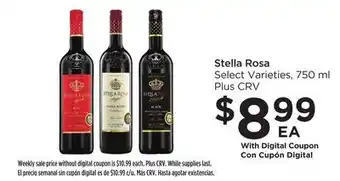 Food 4 Less Stella rosa offer