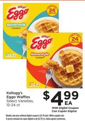 Food 4 Less Kellogg's eggo waffles offer
