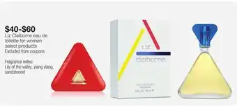 JC Penney Liz claiborne eau de toilette for women offer