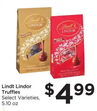 Food 4 Less Lindt lindor truffles offer