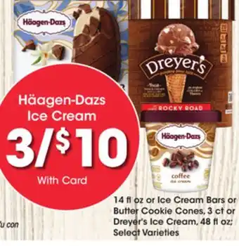 Ralphs Häagen-dazs ice cream offer