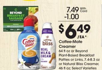 Ralphs Coffee-mate creamer offer