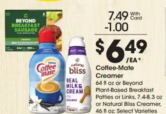 Ralphs Coffee-mate creamer offer