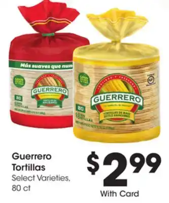 Ralphs Guerrero tortillas offer