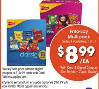 Ralphs Frito-lay multipack offer