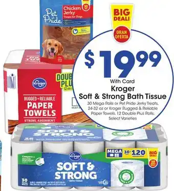Ralphs Kroger soft & strong bath tissue offer