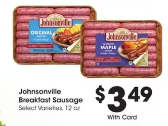 Ralphs Johnsonville breakfast sausage offer
