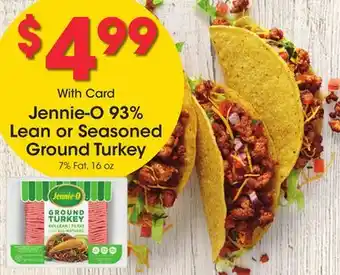 Ralphs Jennie-o 93% lean or seasoned ground turkey offer