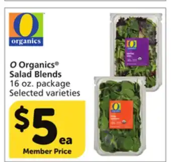 Vons O organics salad blends offer