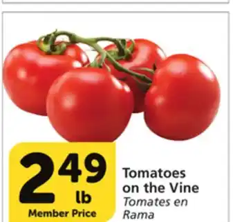 Vons Tomatoes on the vine offer