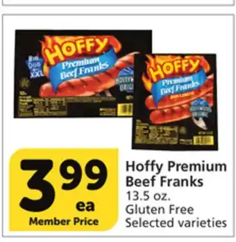 Vons Hoffy premium beef franks offer