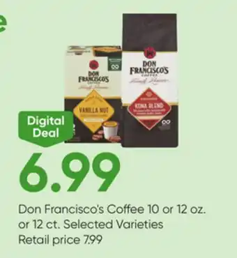 Stater Bros Don francisco's coffee offer