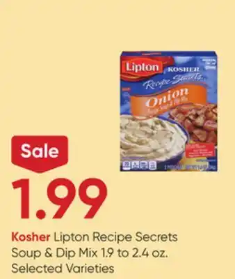 Stater Bros Kosher lipton recipe secrets soup & dip mix offer