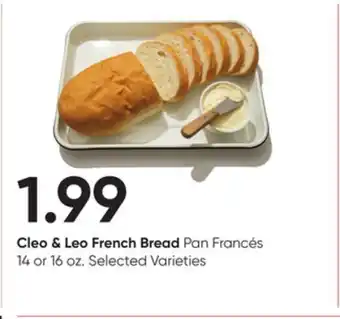 Stater Bros Cleo & leo french bread offer