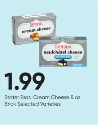 Stater Bros Stater bros. cream cheese offer