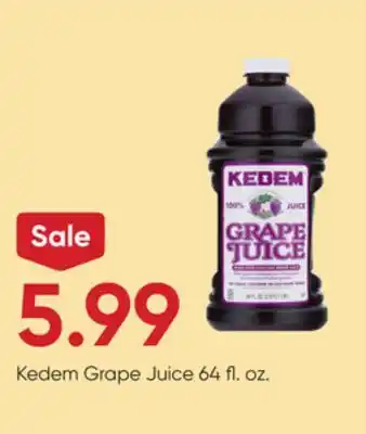 Stater Bros Kedem grape juice offer