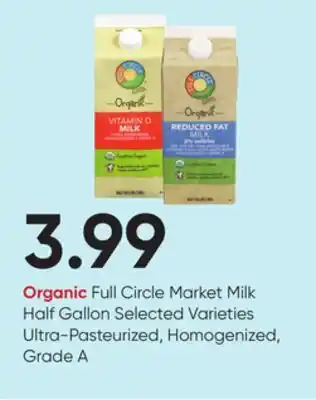 Stater Bros Organic full circle market milk offer
