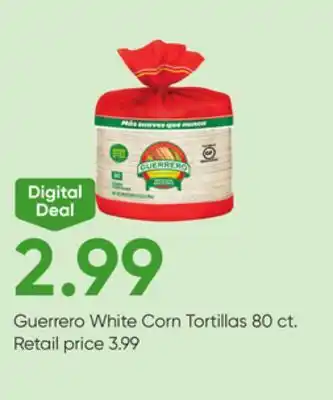 Stater Bros Guerrero white corn tortillas offer