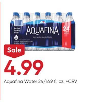 Stater Bros Aquafina water offer
