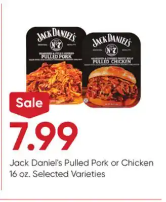 Stater Bros Jack daniel's pulled pork or chicken offer