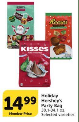 Albertsons Hershey's party bag offer