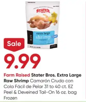 Stater Bros Stater bros. extra large raw shrimp offer