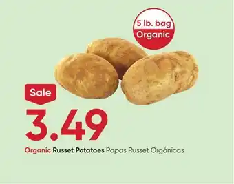 Stater Bros Organic russet potatoes offer
