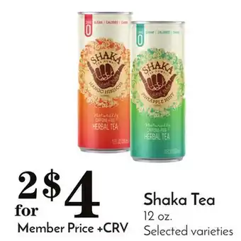Pavilions Shaka tea offer