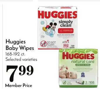 Pavilions Huggies baby wipes offer