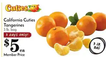Pavilions California cuties tangerines offer