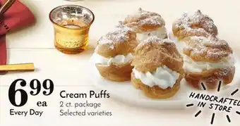 Pavilions Cream puffs offer