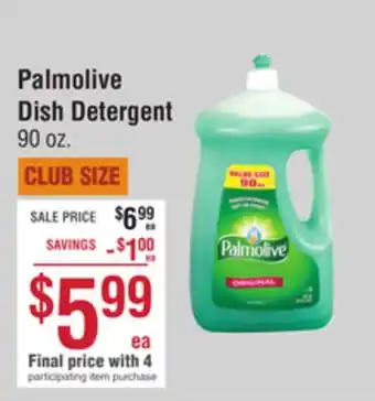 Smart & Final Palmolive dish detergent offer