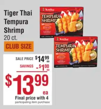 Smart & Final Tiger thai tempura shrimp offer