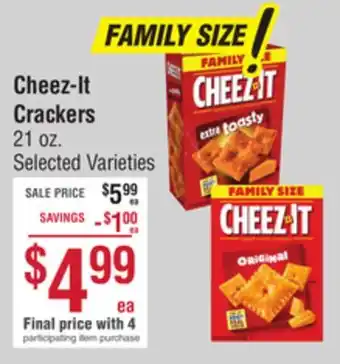 Smart & Final Cheez-it crackers offer