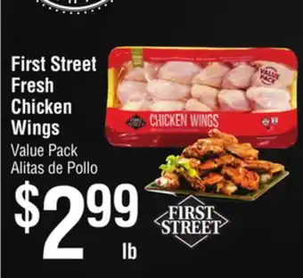 Smart & Final First street fresh chicken wings offer