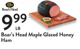 Fresh Thyme Boar's head maple glazed honey ham offer