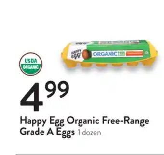 Fresh Thyme Happy egg organic free-range grade a eggs offer
