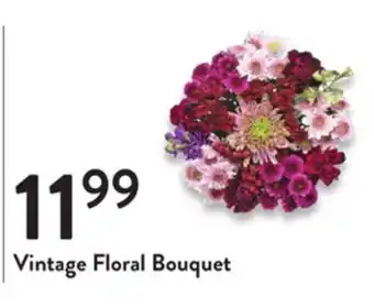 Fresh Thyme Vintage floral bouquet offer