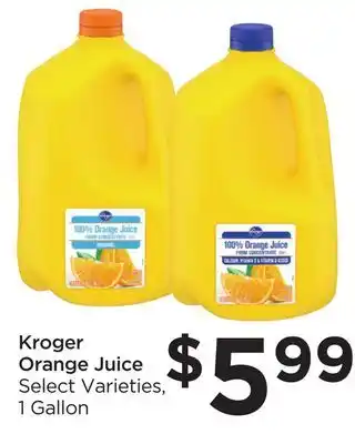 Food 4 Less Kroger orange juice offer