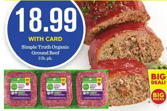 Mariano's Simple truth organic ground beef offer