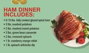 Mariano's Ham dinner includes offer