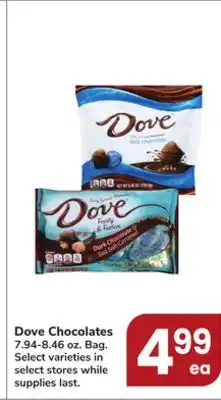 Jewel-Osco Dove chocolates offer