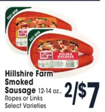 Jewel-Osco Hillshire farm smoked smoked sausage offer