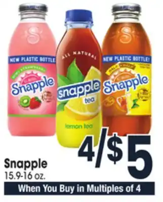 Jewel-Osco Snapple offer