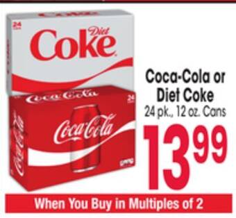 Jewel-Osco Coca-cola or diet coke offer