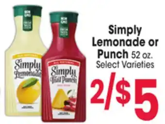 Jewel-Osco Simply lemonade or punch offer