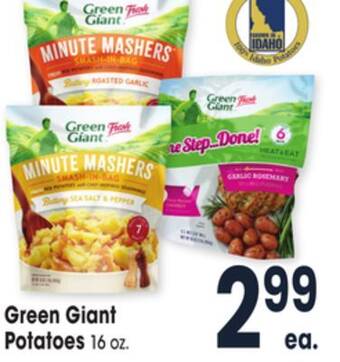 Jewel-Osco Green giant potatoes offer