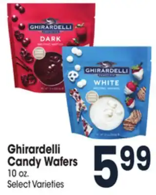 Jewel-Osco Ghirardelli candy wafers offer