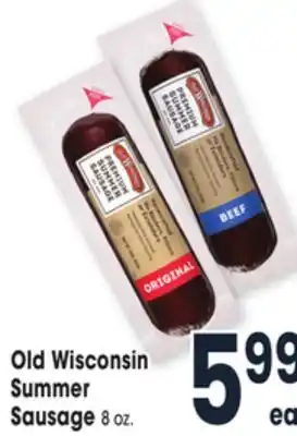 Jewel-Osco Old wisconsin summer sausage offer