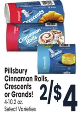 Jewel-Osco Pillsbury cinnamon rolls, crescents or grands! offer
